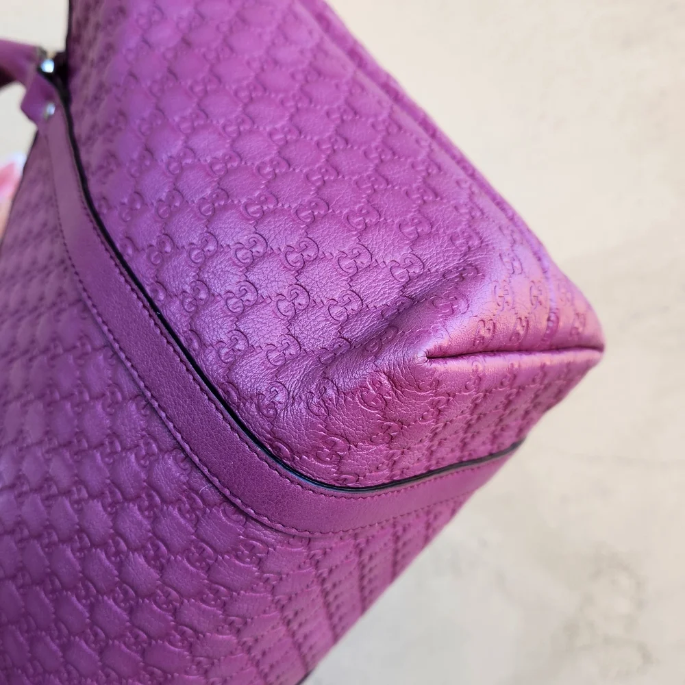 Gucci Microguccissima Leather Tote RARE Color - Picture 9 of 13